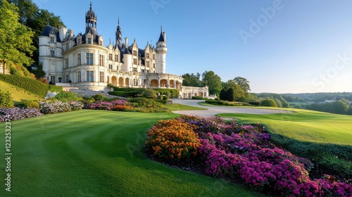 Majestic Royal Castle Grounds Awaits Serene Landscapes  Regal Details