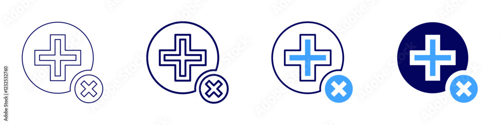 Obraz premium Healthy lifestyle icon in 4 different styles. Thin Line, Line, Bold, and Bold Line. Duotone style. Editable stroke