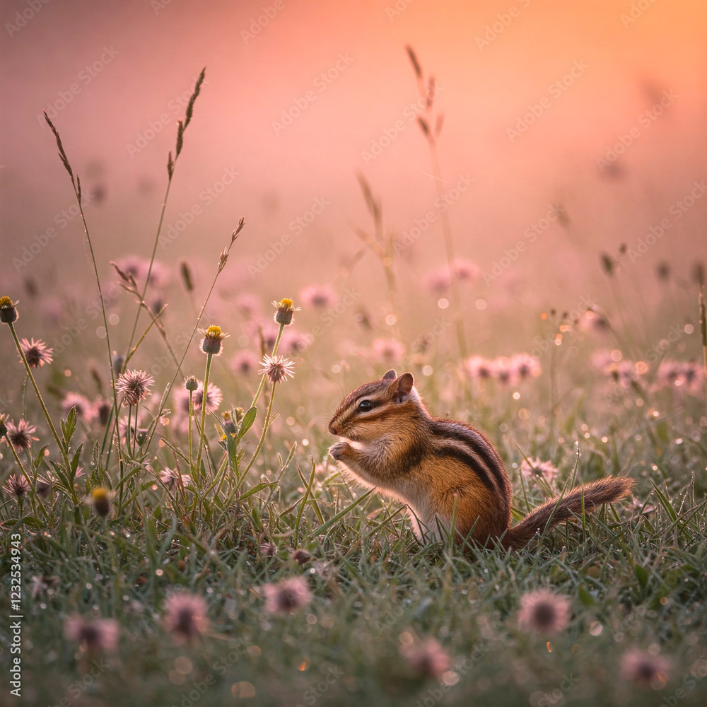 chipmunk in the grass chipmunk in the grass