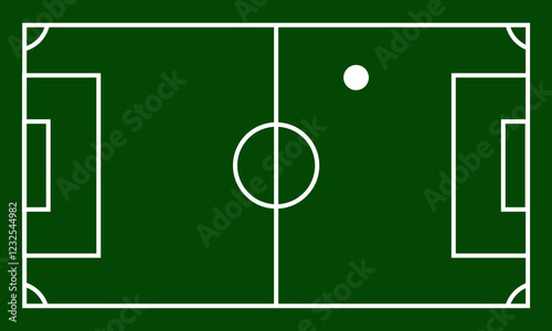 Football field liner icon, Football field  playground vector illustration, soccer design, Top view of football game field with  green background and white lines. soccer field. vector textures. eps10 