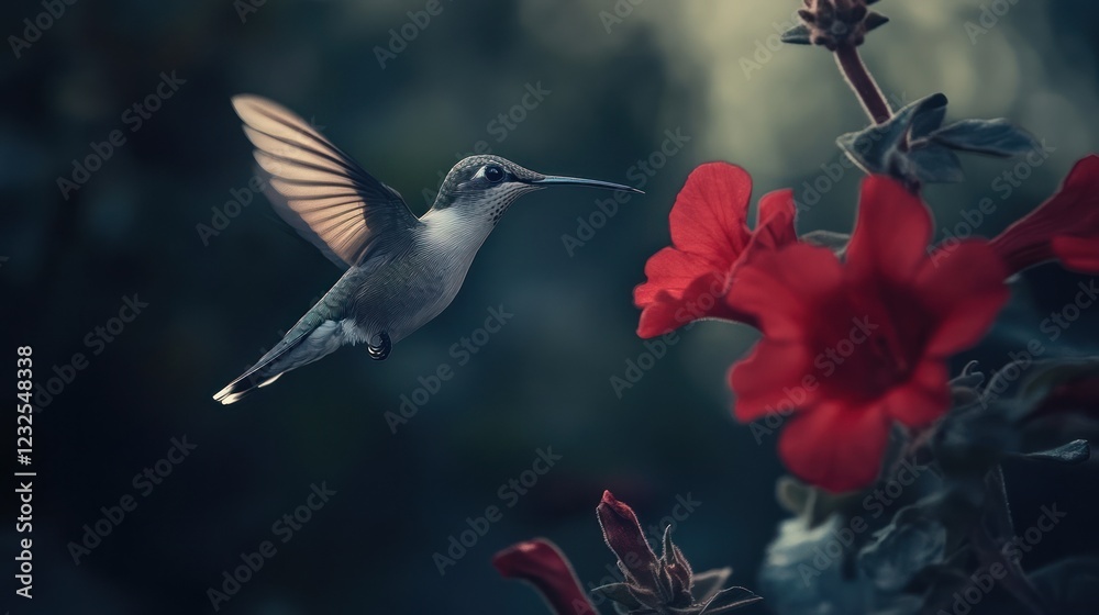 Hummingbird's Grace: A Moment of Serene Beauty Hummingbird's Grace: A Moment of Serene Beauty