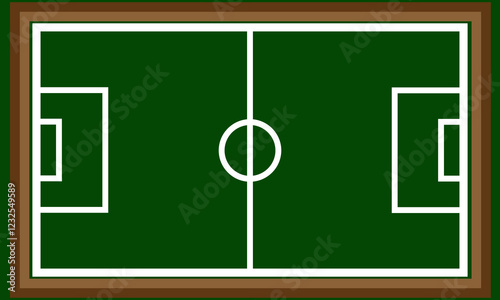 Football field liner icon, Football field  playground vector illustration, soccer design, Top view of football game field with  green background and white lines. soccer field. vector textures. eps10 