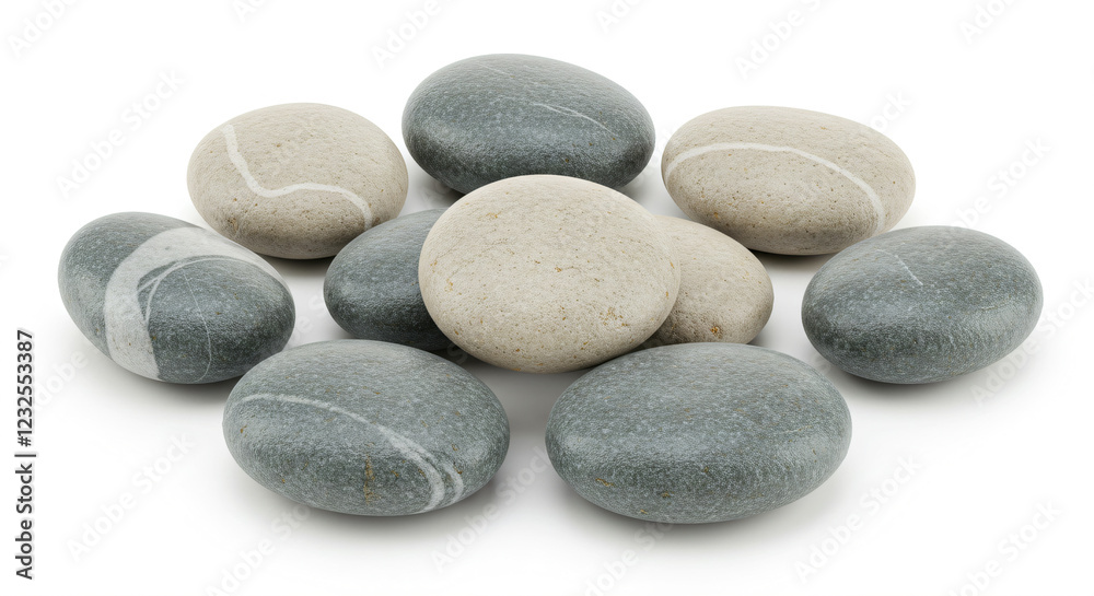 Smooth River Stones Cluster Smooth River Stones Cluster