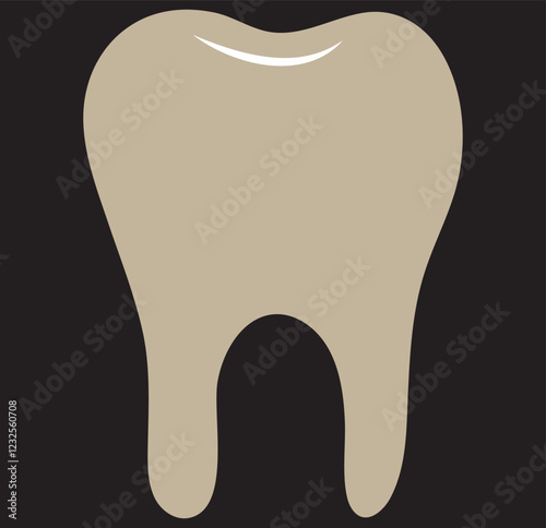 
Black Tooth Silhouette Vector Icon - Simple Dental Symbol for Health and Medical Design, High-Resolution Graphic for Dentistry and Dental Care . 1176