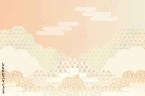 Abstract Background Vector Illustration,  Japaness Background