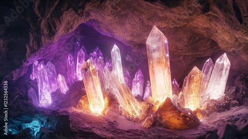 Majestic Glowing Quartz Cry...