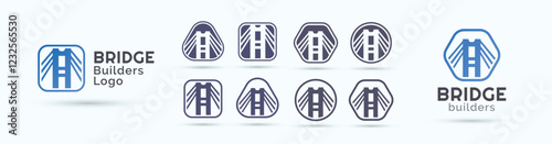 Bridge icon design bundle	