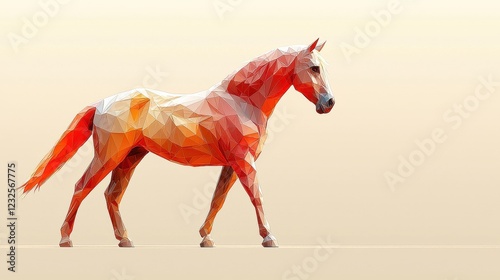 Horse Statue with Luxurious Wooden Finish Elegant Outdoor Decoration photo