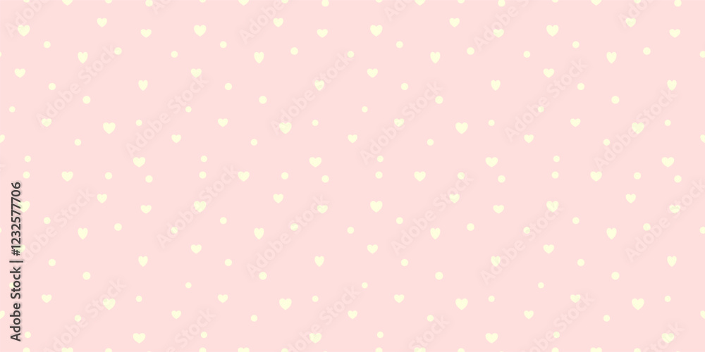 White Heart Seamless Pattern on pink Background. Love romantic theme. Pattern hearts with Love for Valentine's Day. Valentines day background. Vector abstract texture with small hearts White Heart Seamless Pattern on pink Background. Love romantic theme. Pattern hearts with Love for Valentine's Day. Valentines day background. Vector abstract texture with small hearts
