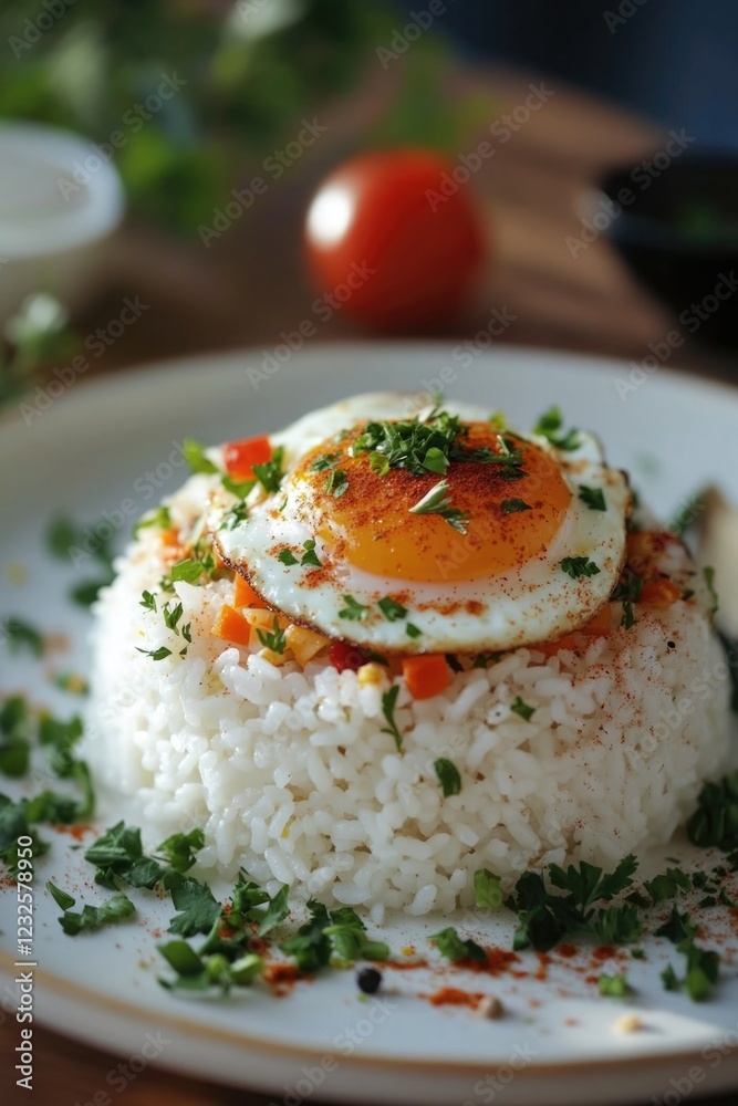 Egg and Rice with Herbs Egg and Rice with Herbs