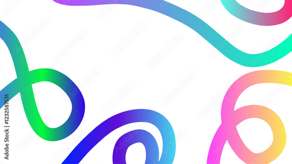 Fototapeta premium stylish and minimal vector background design with spiral gradient lines.