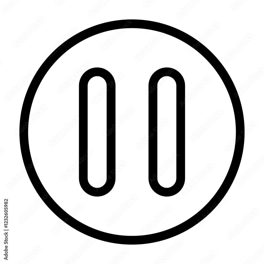 Pause Button Icon Pause Button Icon