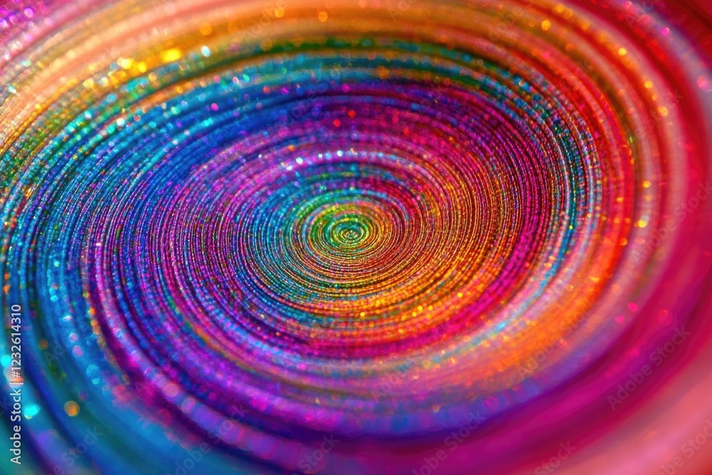 Colorful Spectrum Rainbow Circles