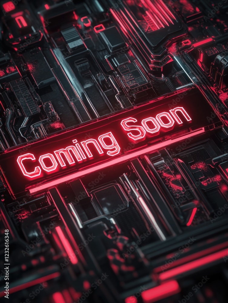 Obraz premium Coming Soon Announcement