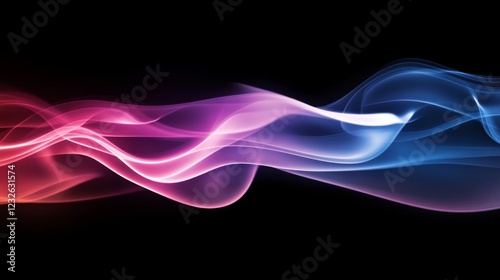 Abstract Colorful Wave Background