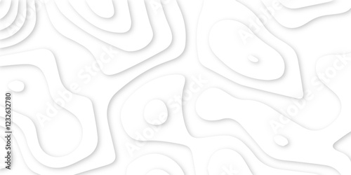 dynamic topographic papercut design. layered topography paper art. creative abstract patterns simulating gentle paper carving techniques. contemporary abstract design in smooth contour lines.