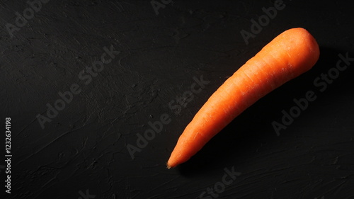 テクスチャーのある背景の人参の素材