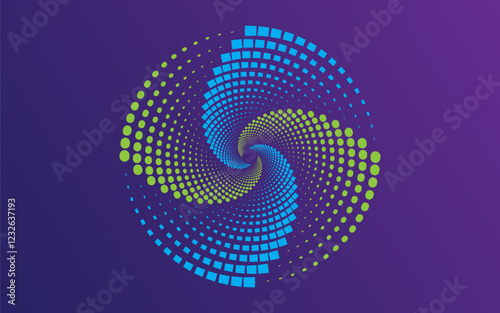 abstract background with spiral