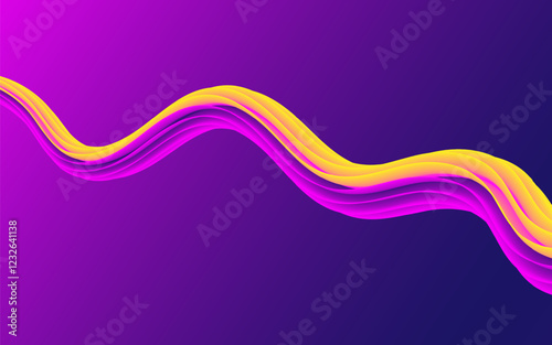Fluid color abstract background