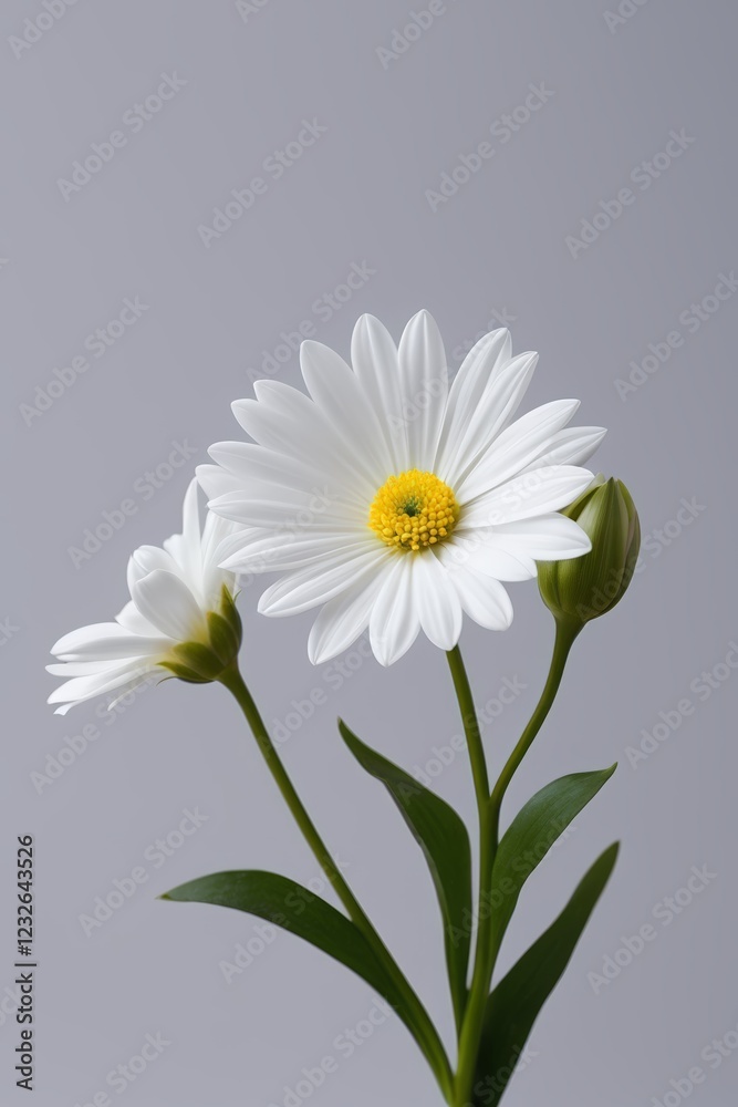 there are two white flowers in a vase on a table there are two white flowers in a vase on a table