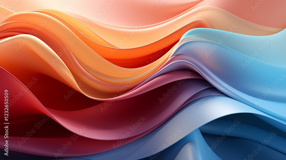 Obraz premium Abstract background with a blend of warm and cool colors.