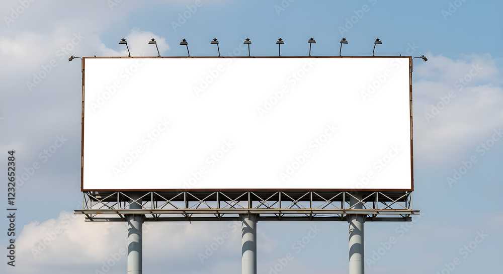 Obraz premium Blank billboard ready for advertisement 