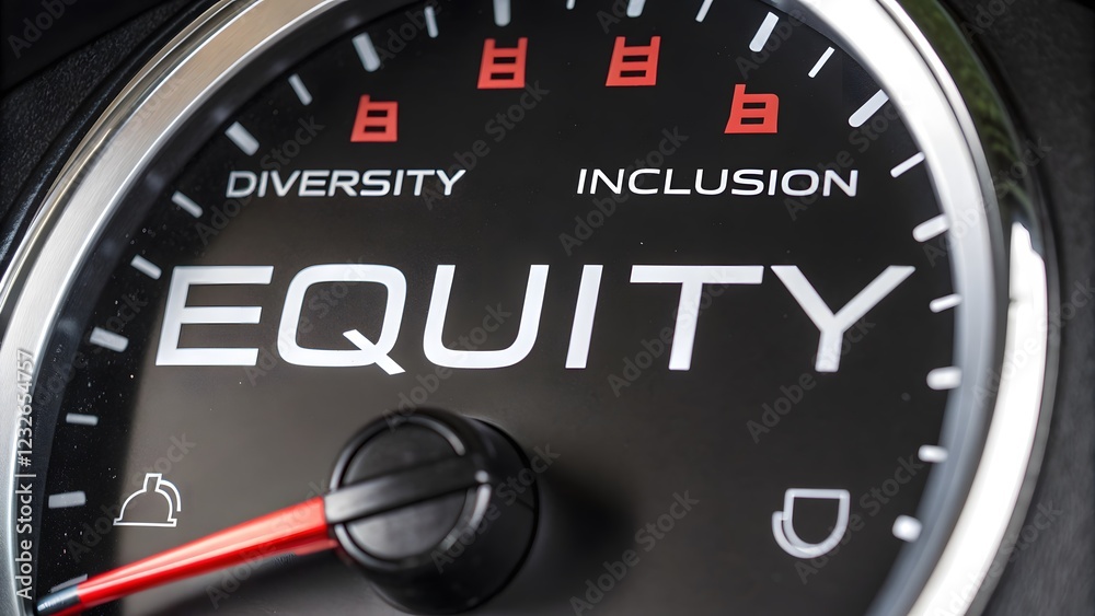 Naklejka premium Equality and Justice in Life