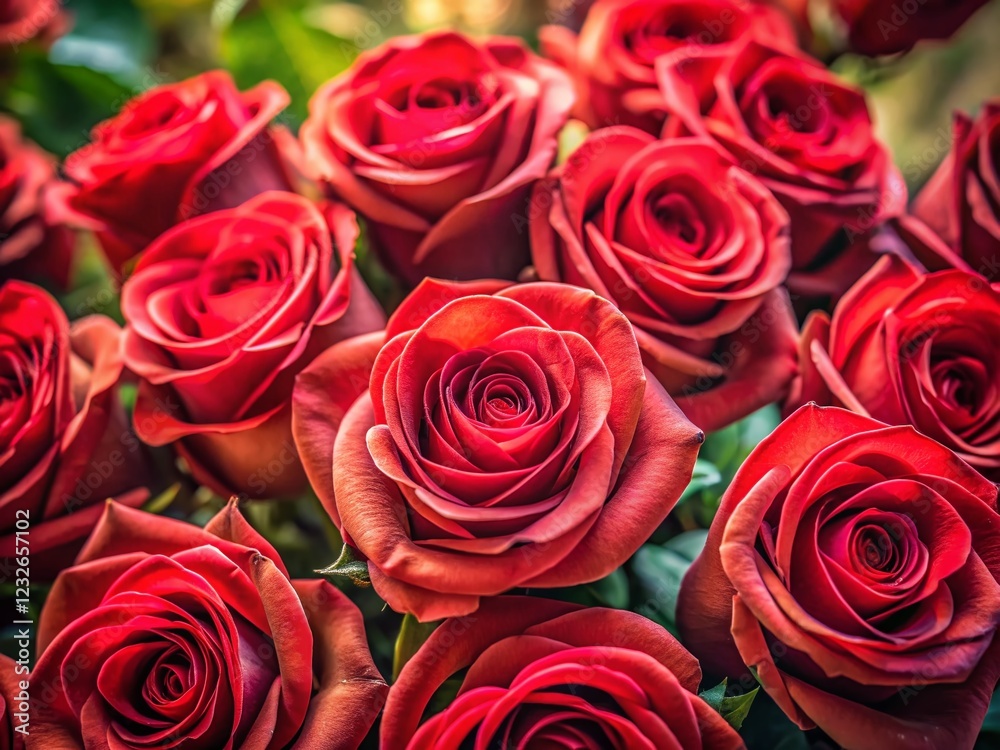 Romantic Roses Bouquet Valentine's Day Gift - Candid Photo Romantic Roses Bouquet Valentine's Day Gift - Candid Photo