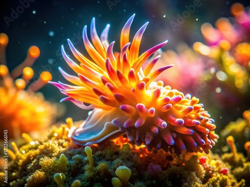 Phyllodesmium longicirrum:  solar-powered nudibranch photography. photo
