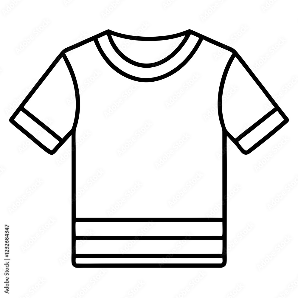 Modern Tee Graphic Vector