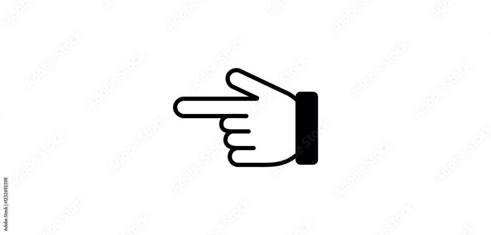 Pointer & Clicking Cursor Icons – Hand & Mouse Cursors Isolated on White Background Pointer & Clicking Cursor Icons – Hand & Mouse Cursors Isolated on White Background