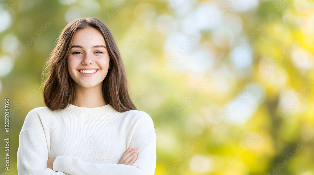 A joyful woman smiling, upper body shot, with natural lighting, showcasing happiness and positivity in a relaxed, casual setting.
A joyful woman smiling, upper body shot, with natural lighting, showcasing happiness and positivity in a relaxed, casual setting.