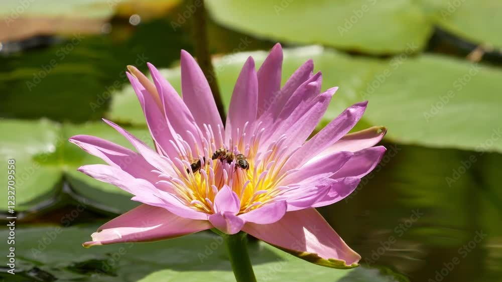 Lotus flower beautiful colorful miracle of nature close-up view Lotus flower beautiful colorful miracle of nature close-up view