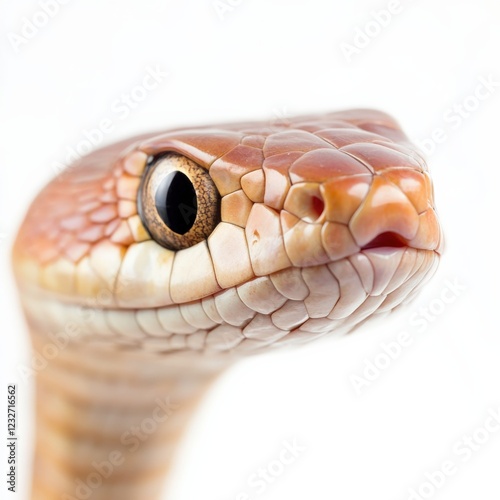 close-up of a corn snake head