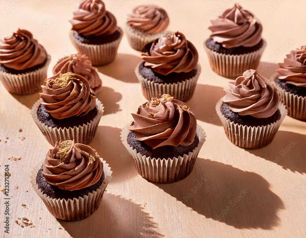 Cupcakes de chocolate