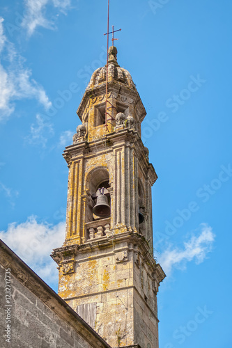 Santa Comba de Carnota Church. The Church of Santa Comba de Carnota was founded in 1755 in the classicist baroque style photo