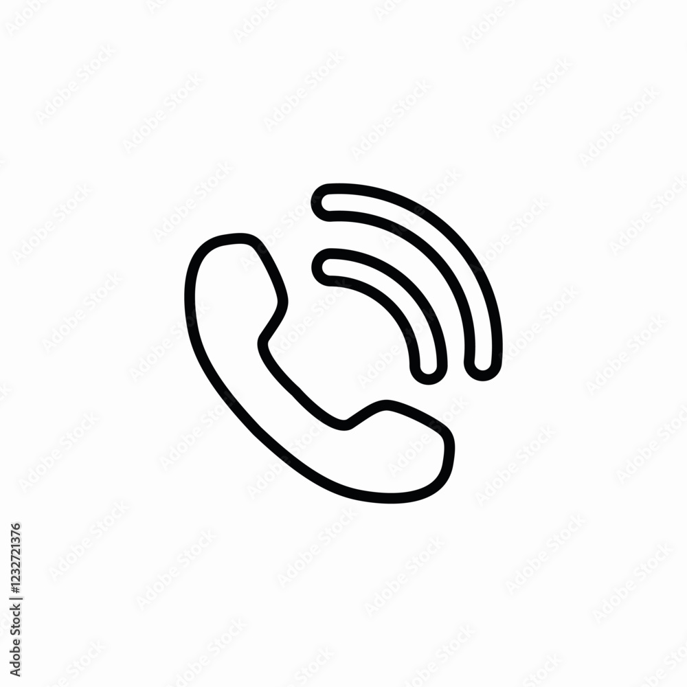 phone ringing icon sign vector phone ringing icon sign vector