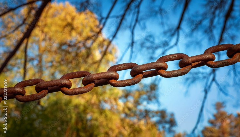 Obraz premium rusty chain