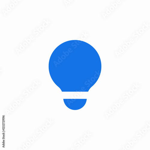 light bulb icon sign vector