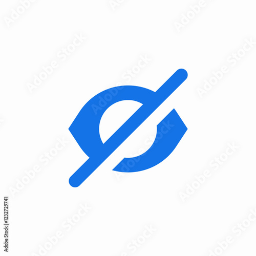 nonviewable page icon sign vector