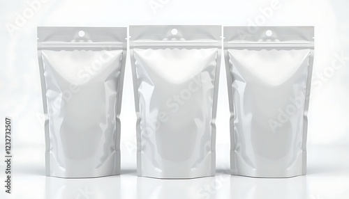 empty bags  isolated on white background