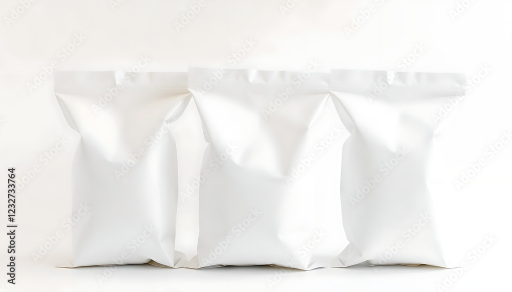 Naklejka premium white plastic bag