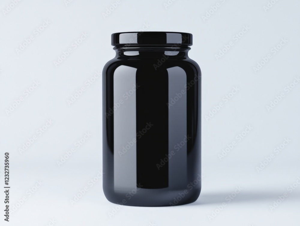 blank black pill bottle mockup on a white background blank black pill bottle mockup on a white background
