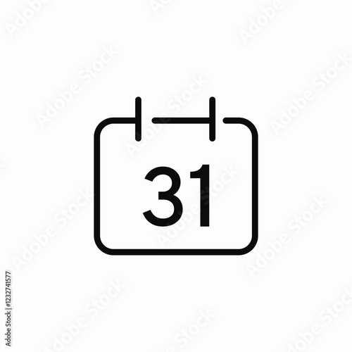 date calendar icon sign vector