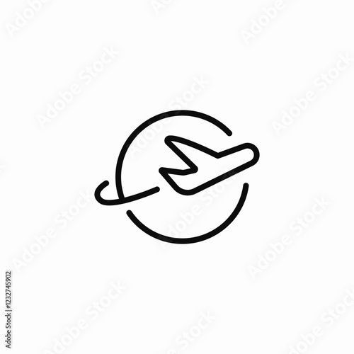 world travel icon sign vector