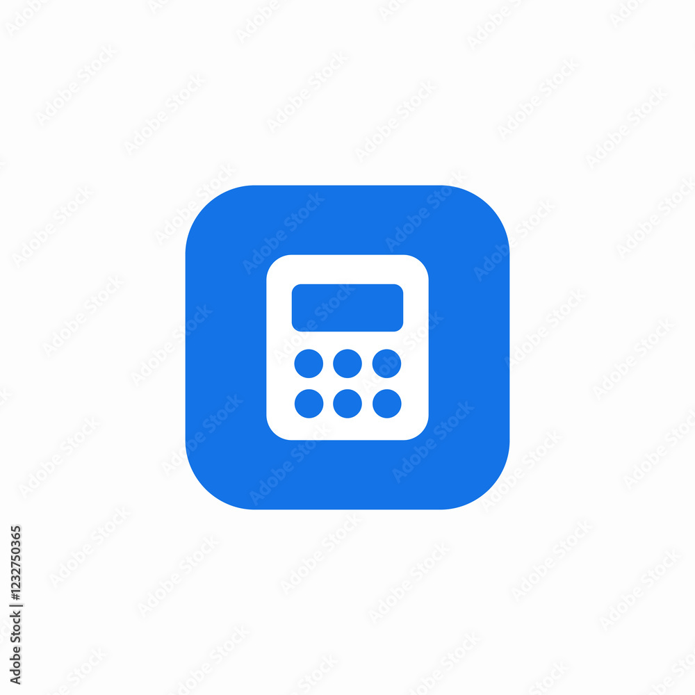 calculator app mobile icon sign vector calculator app mobile icon sign vector