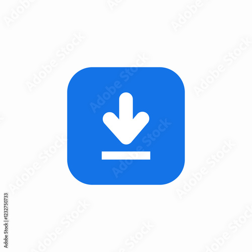 download program install icon sign vector