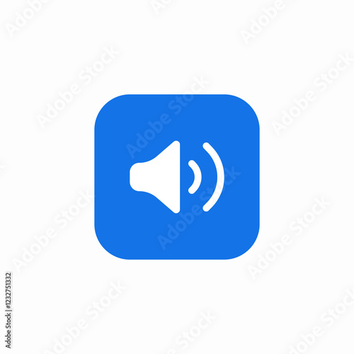 higher speech media icon sign vector