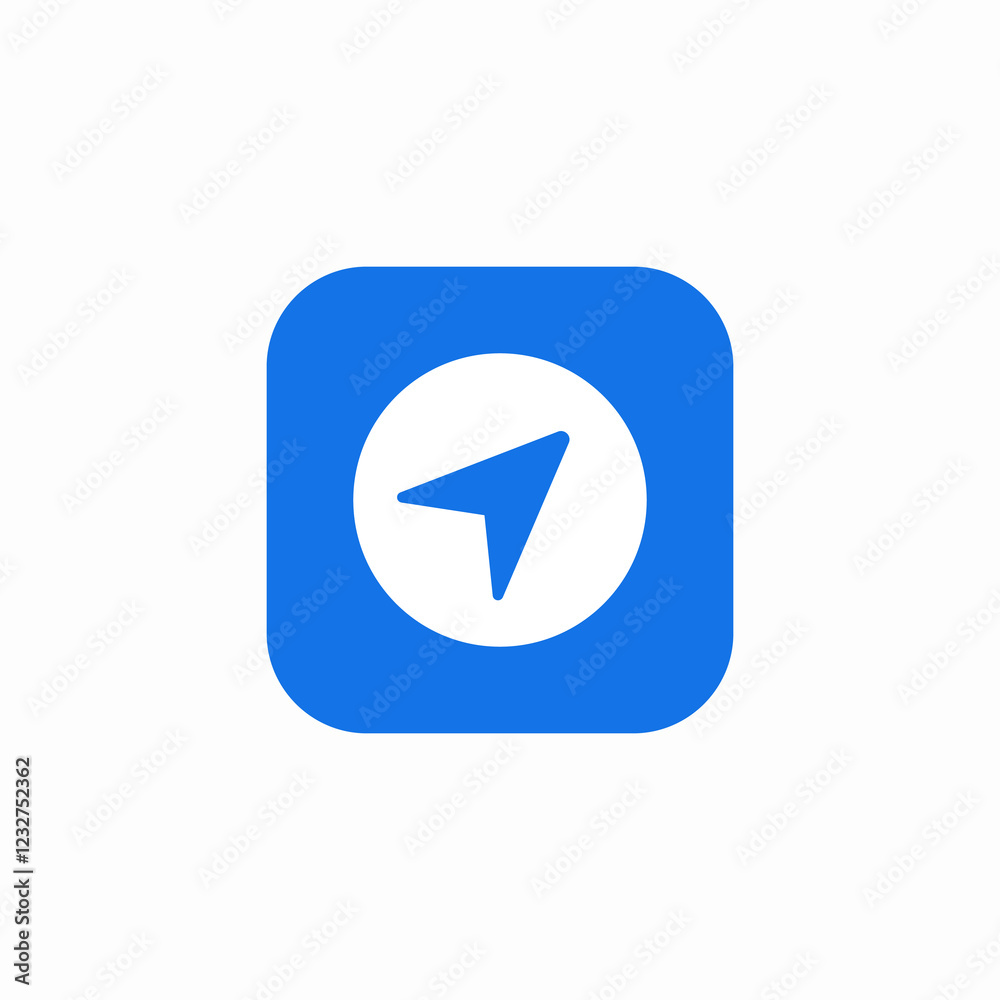 navigation smart device icon sign vector navigation smart device icon sign vector