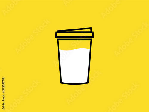 Buy Me a Coffee – Coffee Mug Cup Vector on White Background